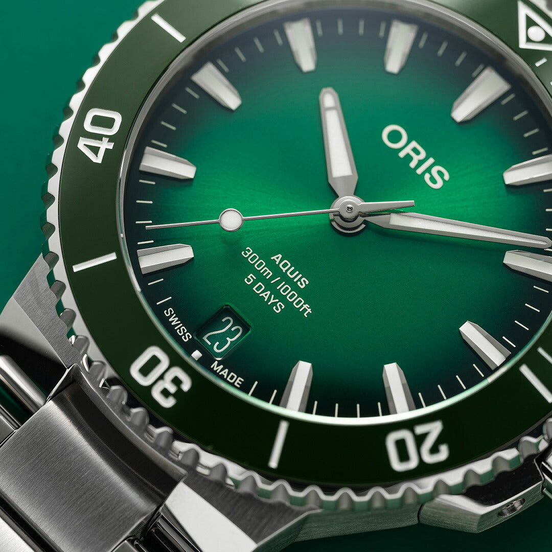 オリス ORIS アクイスデイト キャリバー400 AQUIS ダイバーズウォッチ 腕時計 メンズ レディース 自動巻き 01 400 7790 4157-07 8 23 02PEB【60回分割手数料無料!】