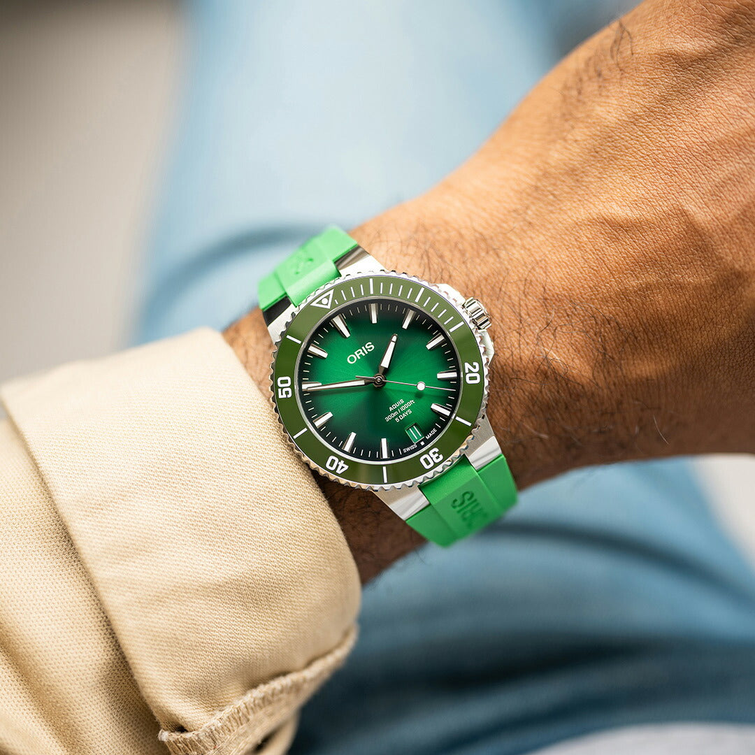 オリス ORIS アクイスデイト キャリバー400 AQUIS ダイバーズウォッチ 腕時計 メンズ レディース 自動巻き 01 400 7790 4157-07 4 23 47EB【60回分割手数料無料!】