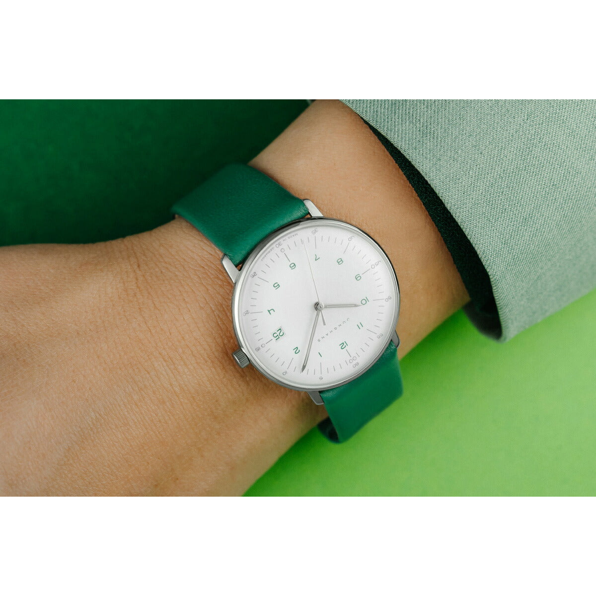 ユンハンス JUNGHANS Max Bill Quarz マックス ビル ダーメン 腕時計 レディース クオーツ 47 4557 02【60回分割手数料無料!】【2025 新作】