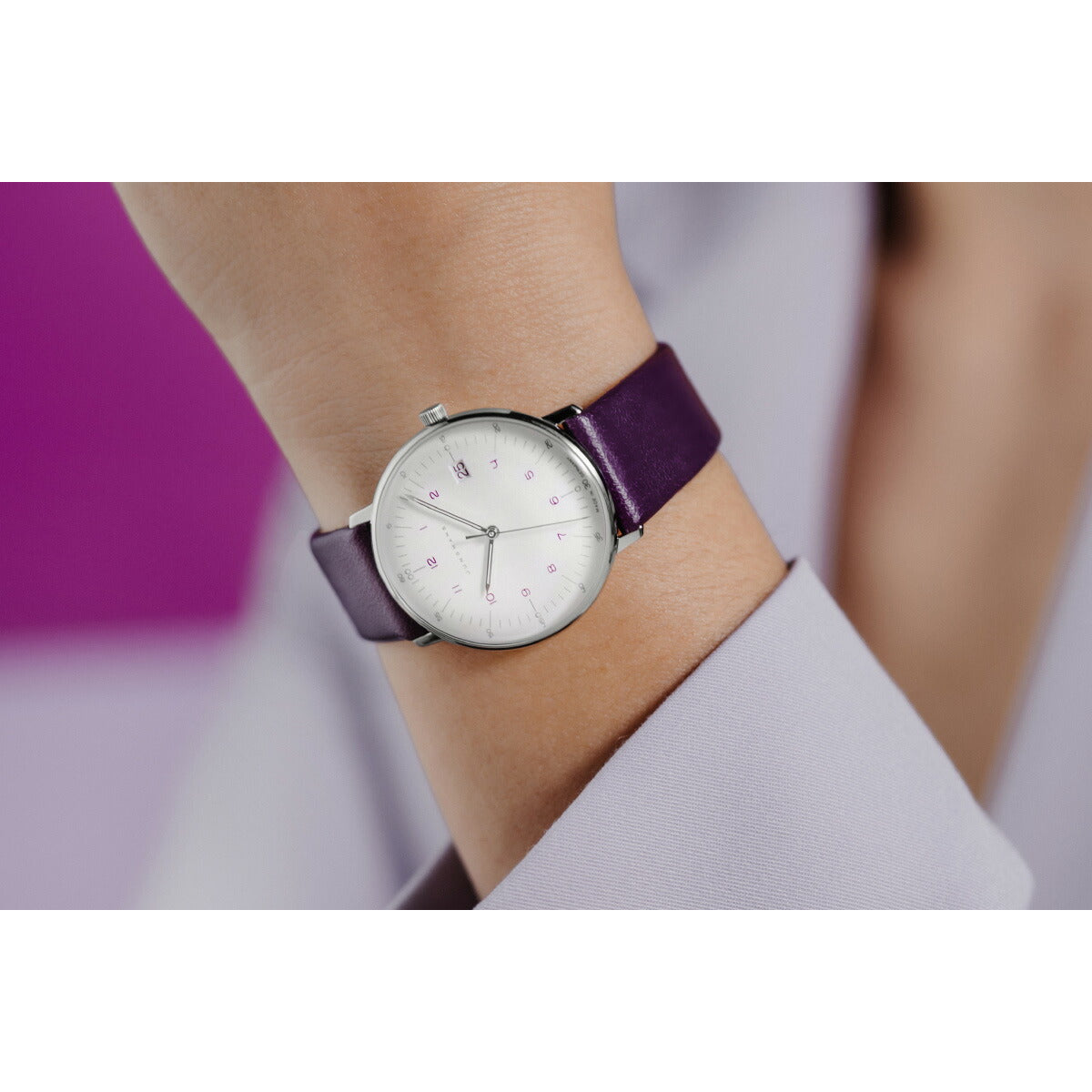 ユンハンス JUNGHANS Max Bill Quarz マックス ビル ダーメン 腕時計 レディース クオーツ 47 4558 02【60回分割手数料無料!】【2025 新作】