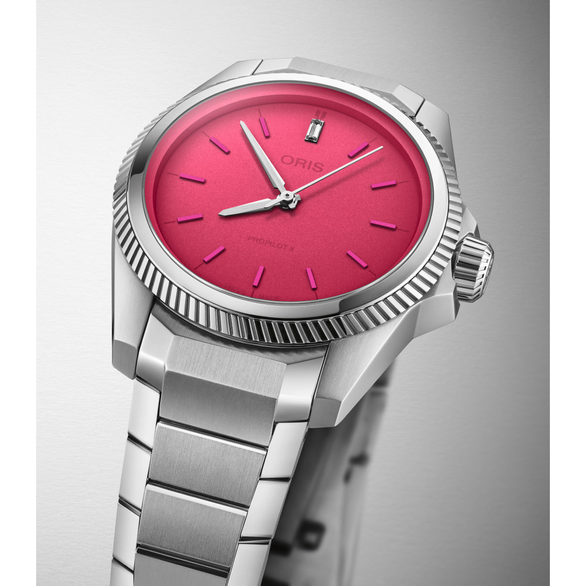 オリス ORIS プロパイロットX ミス・ピギー エディション PROPILOT X ディズニー ザ・マペッツ 腕時計 メンズ レディース 自動巻き 01 531 7796 4158-07 8 17 05LC【60回分割手数料無料!】