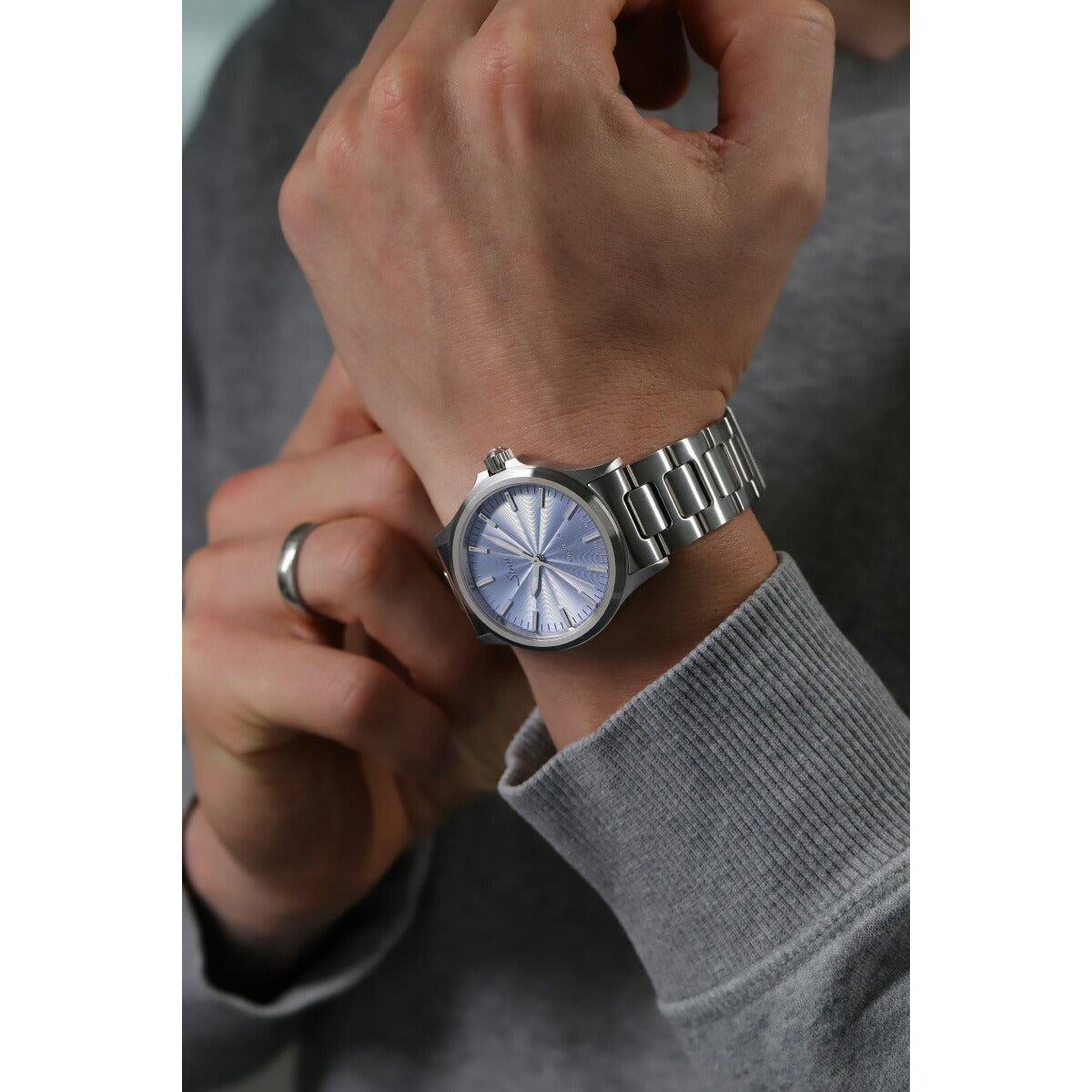 Sinn ジン 556 IceBlue 自動巻 限定 腕時計 Pilot Watches パイロットウォッチ ファインアジャスト付ブレスレット ドイツ製【60回分割手数料無料!】