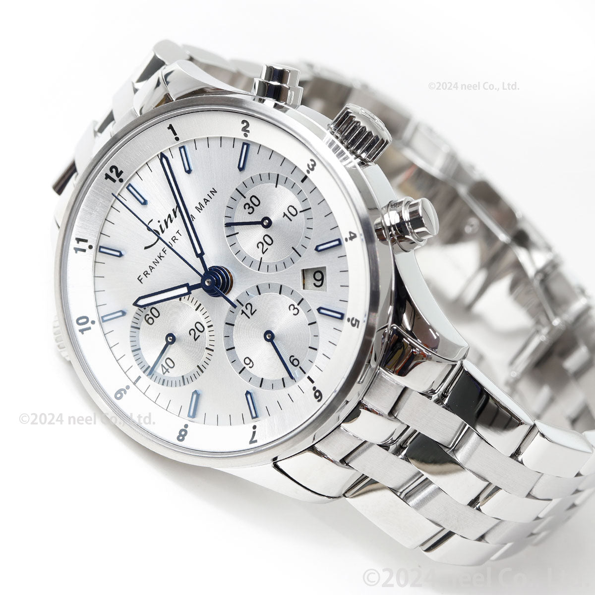Sinn ジン 6000.JUB.III 自動巻き 腕時計 メンズ クロノグラフ ステンレスバンド ドイツ製 世界限定250本【60回分割手数料無料!】