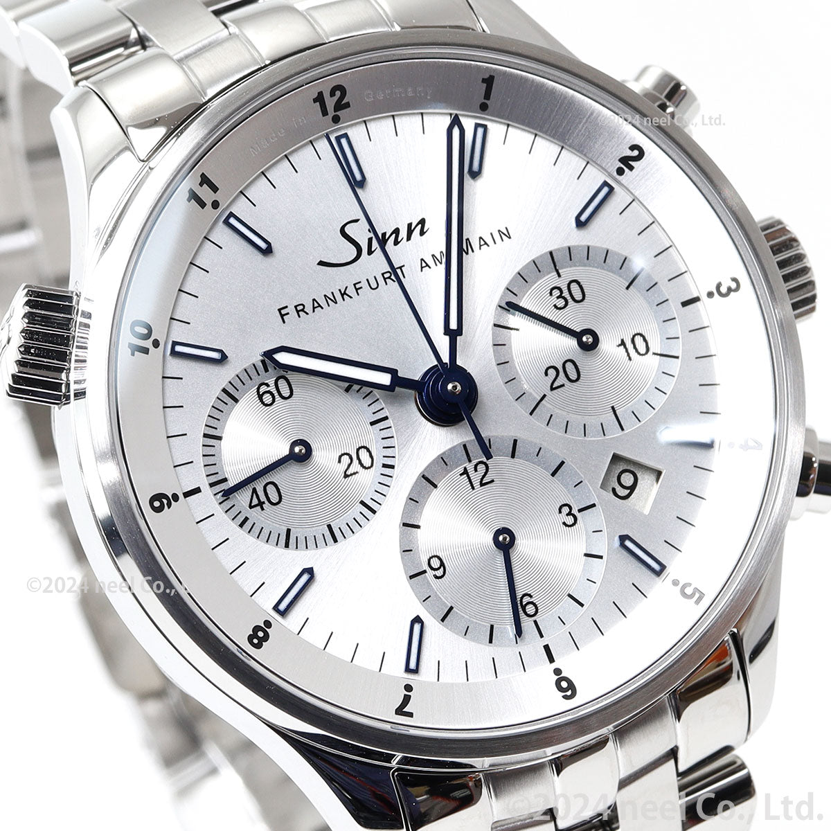 Sinn ジン 6000.JUB.III 自動巻き 腕時計 メンズ クロノグラフ ステンレスバンド ドイツ製 世界限定250本【60回分割手数料無料!】