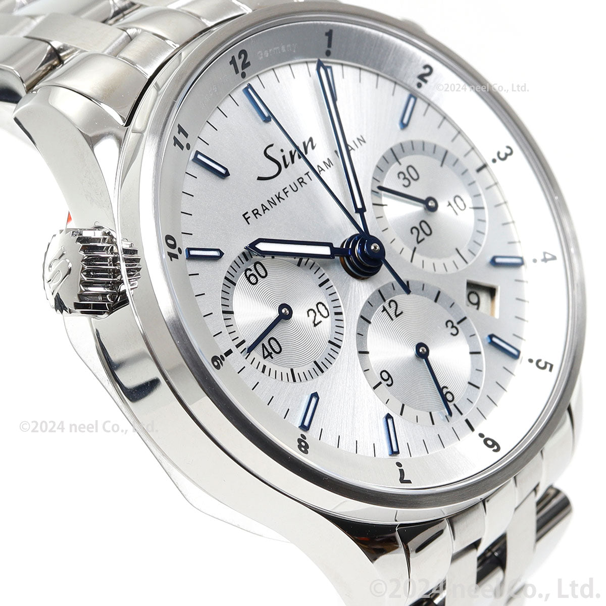 Sinn ジン 6000.JUB.III 自動巻き 腕時計 メンズ クロノグラフ ステンレスバンド ドイツ製 世界限定250本【60回分割手数料無料!】