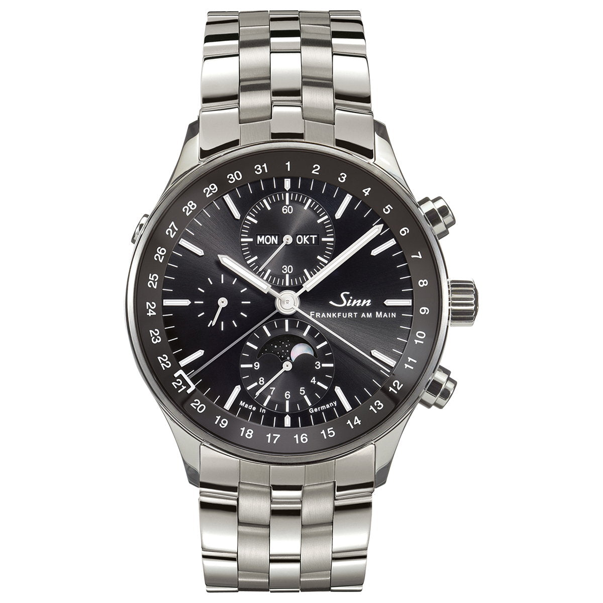 Sinn ジン 6012 自動巻き 腕時計 メンズ Frankfurt Financial Watches フランクフルト ファイナンシャル ウォッチ ステンレスバンド 替バンド付き ドイツ製【60回無金利ローン】