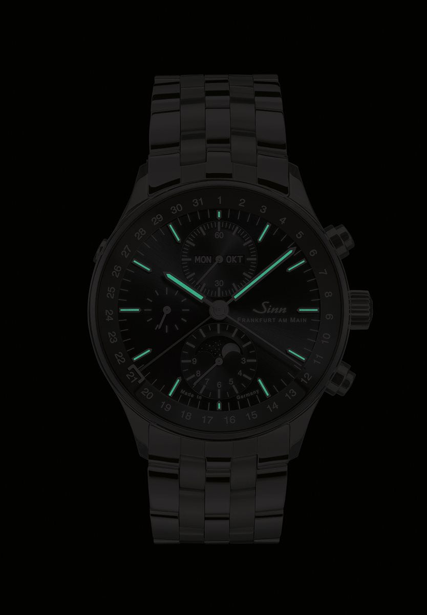Sinn ジン 6012 自動巻き 腕時計 メンズ Frankfurt Financial Watches フランクフルト ファイナンシャル ウォッチ ステンレスバンド 替バンド付き ドイツ製【60回無金利ローン】