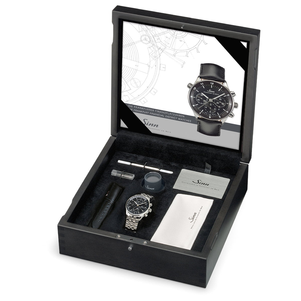 Sinn ジン 6012 自動巻き 腕時計 メンズ Frankfurt Financial Watches フランクフルト ファイナンシャル ウォッチ ステンレスバンド 替バンド付き ドイツ製【60回無金利ローン】