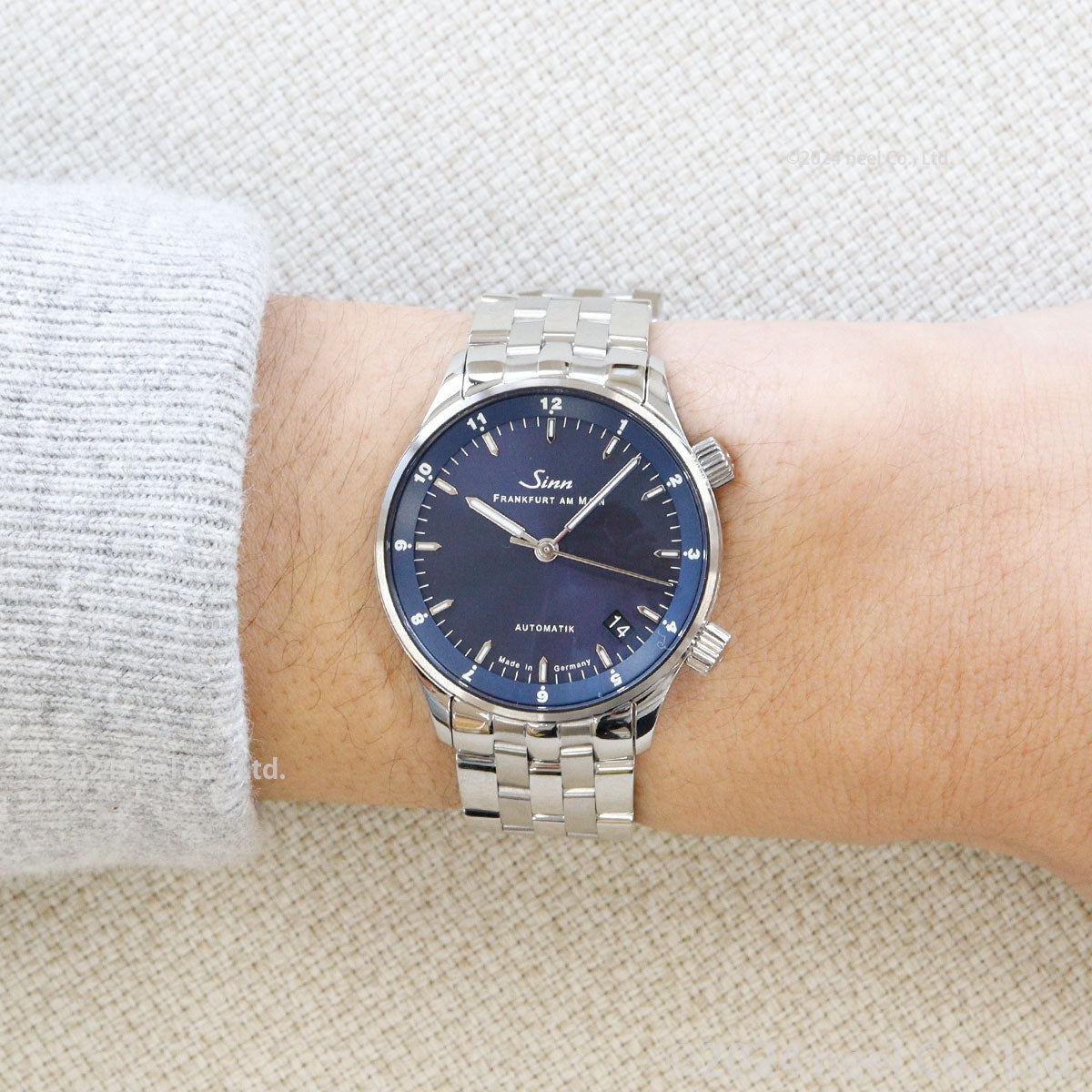 Sinn ジン 6033.B 自動巻き 腕時計 メンズ ステンレスバンド ドイツ製 世界限定250本【60回分割手数料無料!】