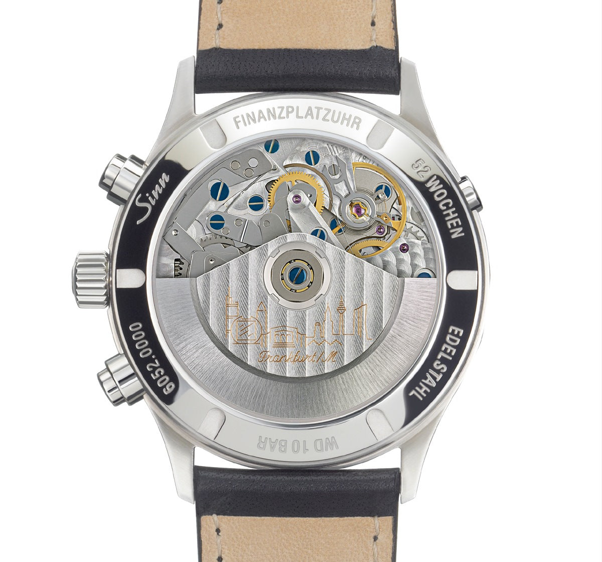 Sinn ジン 6052 自動巻き 腕時計 メンズ Frankfurt Financial Watches フランクフルト ファイナンシャル ウォッチ ステンレスバンド 替バンド付き ドイツ製【60回分割手数料無料!】