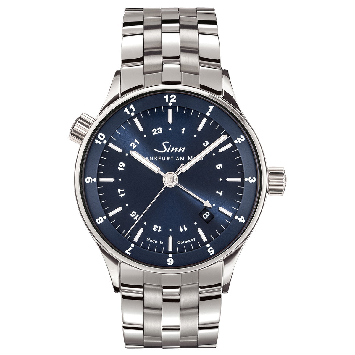 Sinn ジン 6060.B 自動巻き 腕時計 メンズ Frankfurt Financial Watches フランクフルト ファイナンシャル ウォッチ ステンレスバンド 替バンド付き ドイツ製【60回分割手数料無料!】