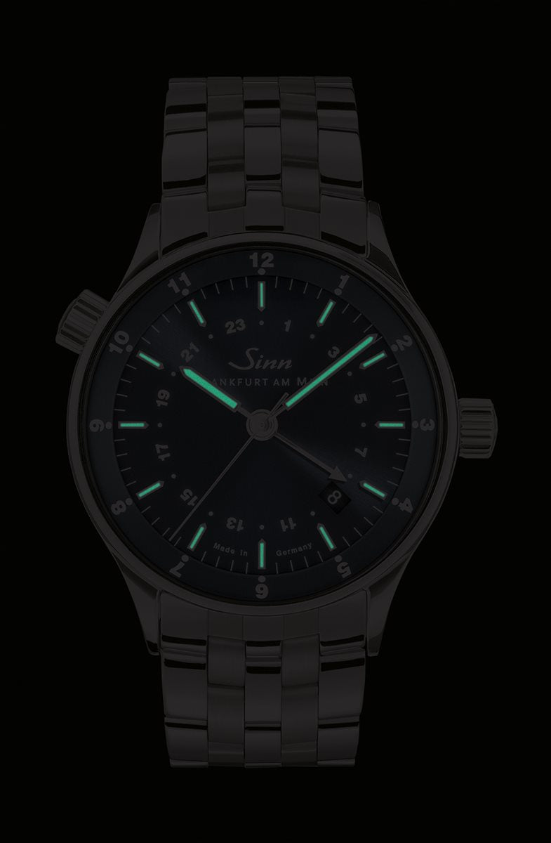 Sinn ジン 6060.B 自動巻き 腕時計 メンズ Frankfurt Financial Watches フランクフルト ファイナンシャル ウォッチ ステンレスバンド 替バンド付き ドイツ製【60回分割手数料無料!】