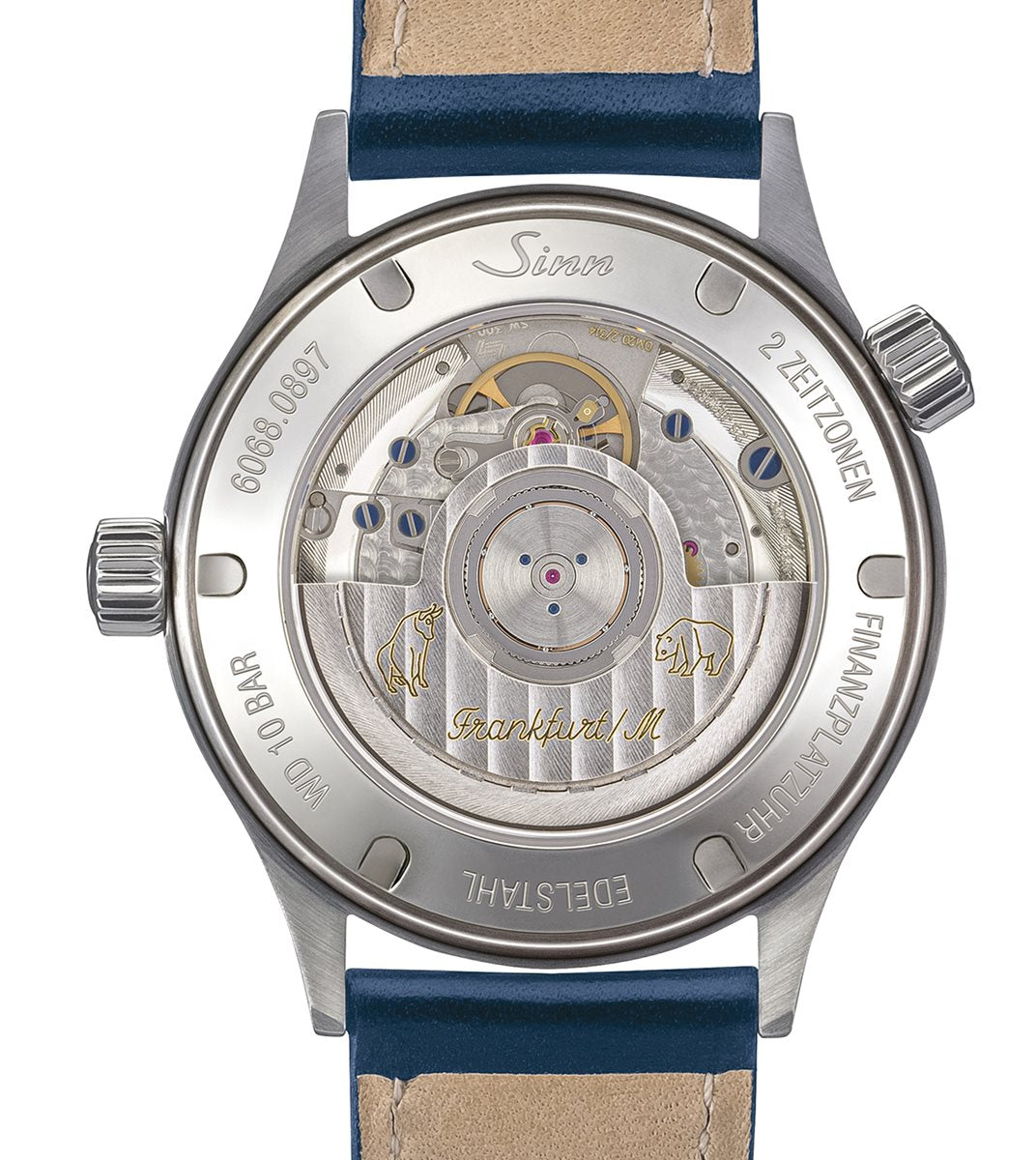 Sinn ジン 6068.B 自動巻き 腕時計 メンズ Frankfurt Financial Watches フランクフルト ファイナンシャル ウォッチ ステンレスバンド 替バンド付き ドイツ製【60回分割手数料無料!】