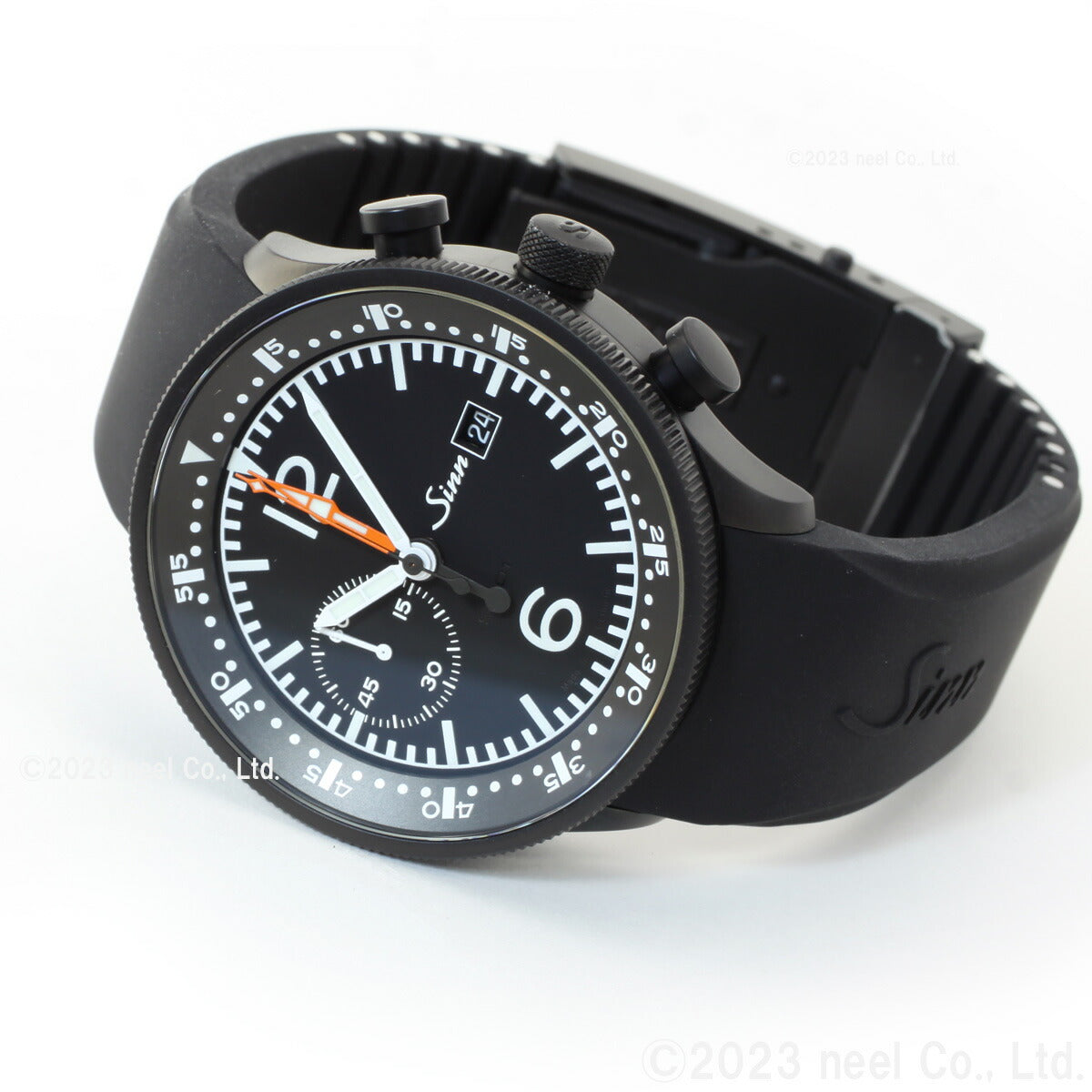 Sinn ジン 717 自動巻き 腕時計 メンズ Instrument Chronographs インストゥルメント クロノグラフ シリコンストラップ ドイツ製【60回分割手数料無料!】