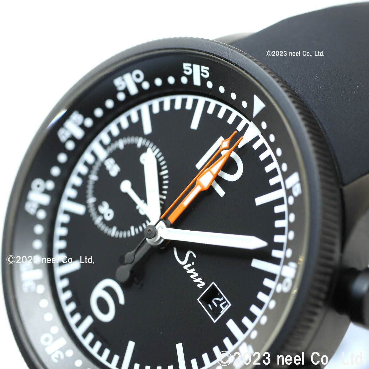 Sinn ジン 717 自動巻き 腕時計 メンズ Instrument Chronographs インストゥルメント クロノグラフ シリコンストラップ ドイツ製【60回分割手数料無料!】