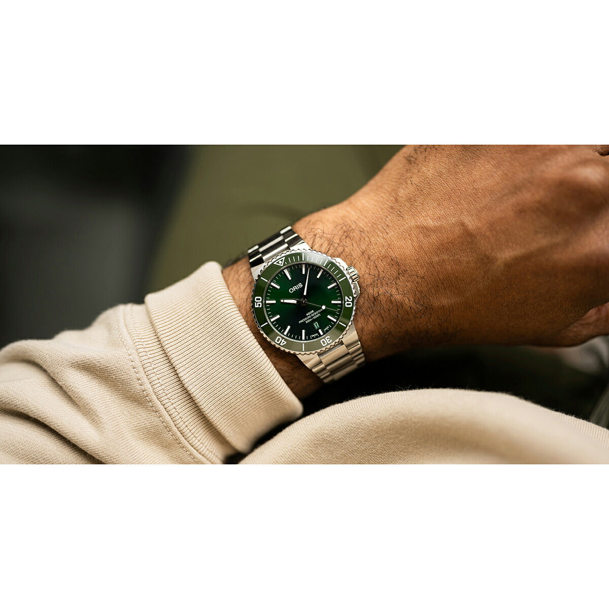 オリス ORIS アクイスデイト AQUIS DATE ダイバーズウォッチ 腕時計 メンズ 自動巻き 01 733 7787 4157-07 8 22 04PEB【60回分割手数料無料!】
