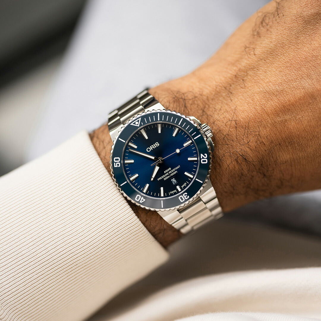 オリス ORIS アクイスデイト AQUIS ダイバーズウォッチ 腕時計 メンズ レディース 自動巻き 01 733 7789 4135-07 8 23 04PEB【60回分割手数料無料!】