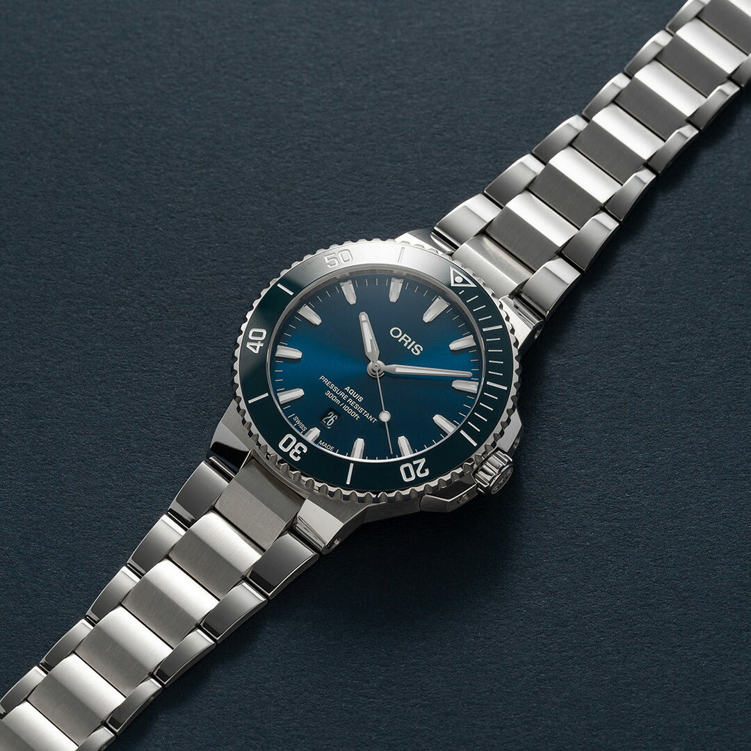 オリス ORIS アクイスデイト AQUIS ダイバーズウォッチ 腕時計 メンズ レディース 自動巻き 01 733 7789 4135-07 8 23 04PEB【60回分割手数料無料!】