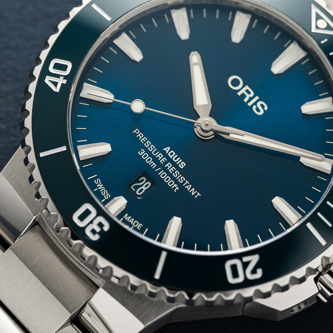 オリス ORIS アクイスデイト AQUIS ダイバーズウォッチ 腕時計 メンズ レディース 自動巻き 01 733 7789 4135-07 8 23 04PEB【60回分割手数料無料!】
