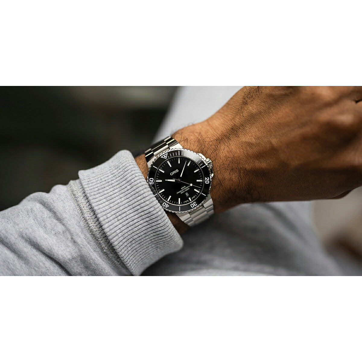 オリス ORIS アクイスデイト AQUIS DATE ダイバーズウォッチ 腕時計 メンズ 自動巻き 01 733 7789 4154-07 8 23 04PEB【60回分割手数料無料!】