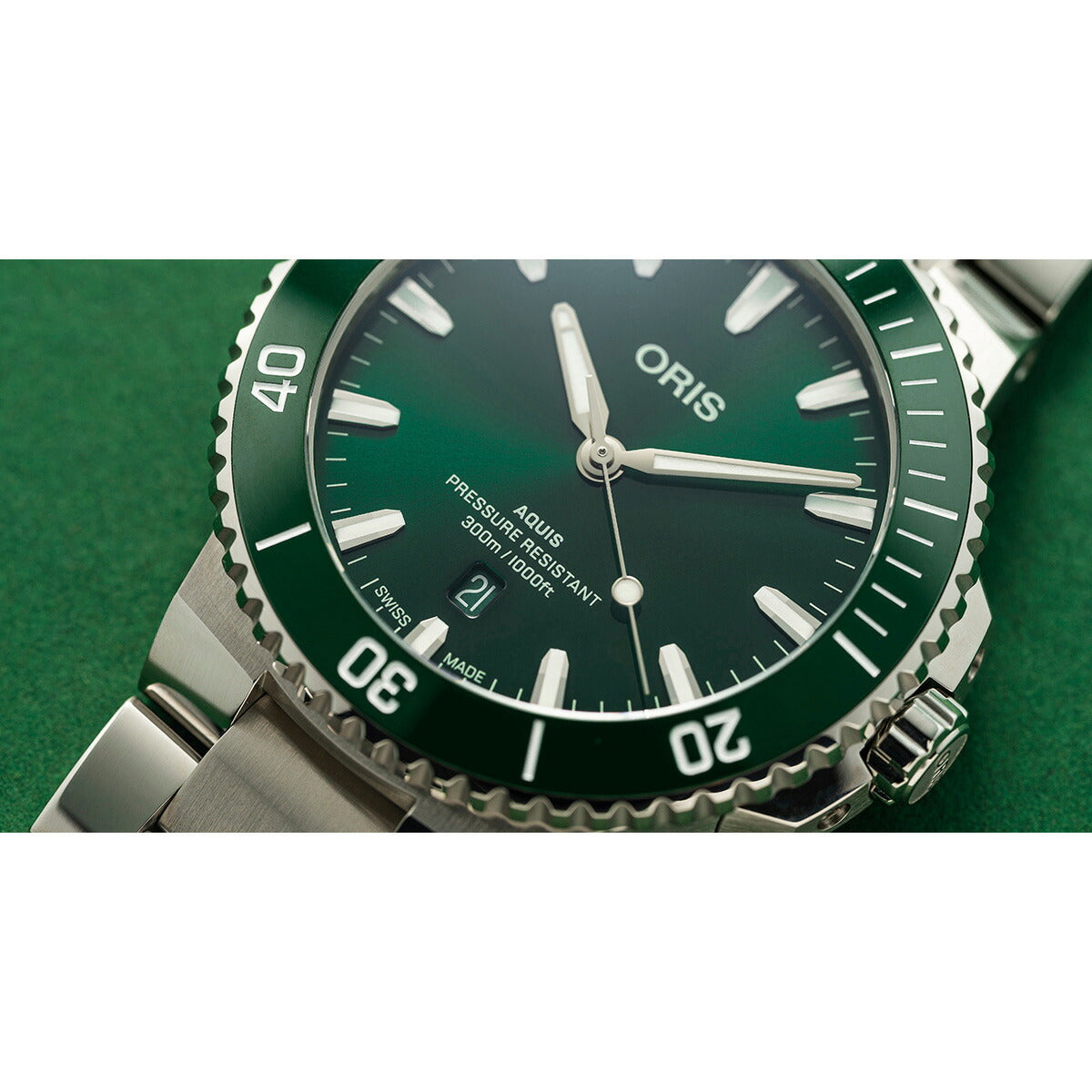 オリス ORIS アクイスデイト AQUIS DATE ダイバーズウォッチ 腕時計 メンズ 自動巻き 01 733 7789 4157-07 8 23 04PEB【60回分割手数料無料!】