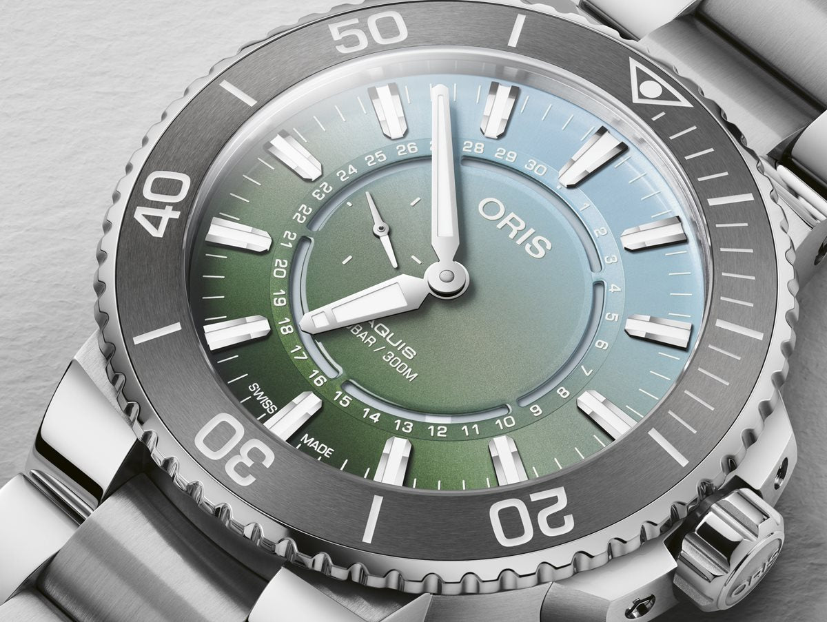 オリス ORIS ダットワットリミテッドエディションII DAT WATT LIMITED EDITION II アクイス AQUIS 限定 腕時計 メンズ 自動巻き 01 743 7734 4197-Set【60回分割手数料無料!】