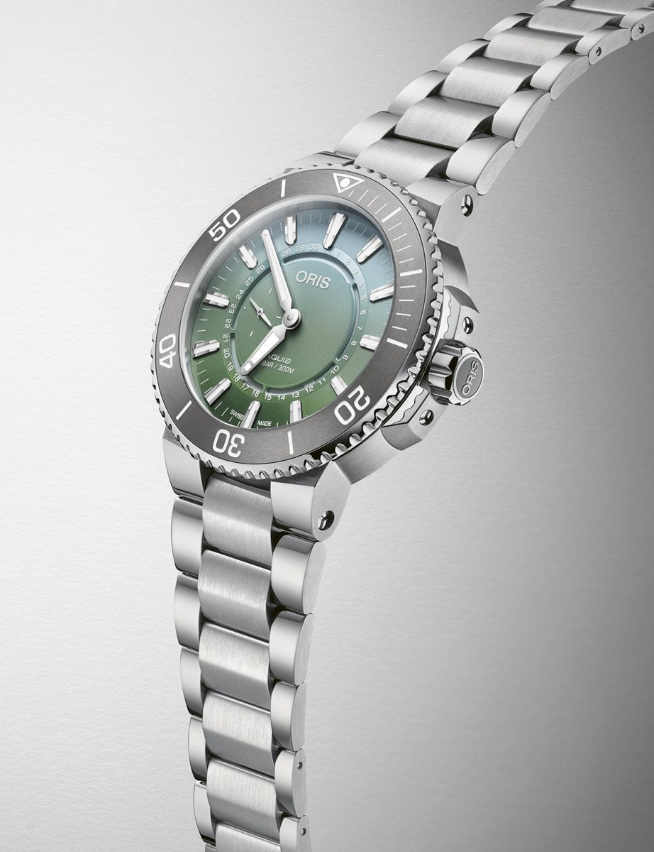 オリス ORIS ダットワットリミテッドエディションII DAT WATT LIMITED EDITION II アクイス AQUIS 限定 腕時計 メンズ 自動巻き 01 743 7734 4197-Set【60回分割手数料無料!】