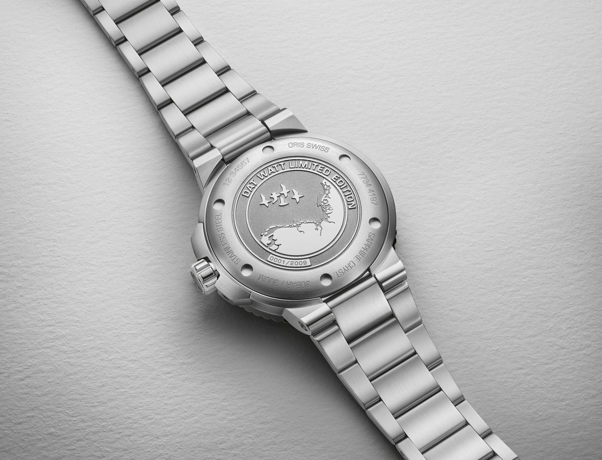 オリス ORIS ダットワットリミテッドエディションII DAT WATT LIMITED EDITION II アクイス AQUIS 限定 腕時計 メンズ 自動巻き 01 743 7734 4197-Set【60回分割手数料無料!】