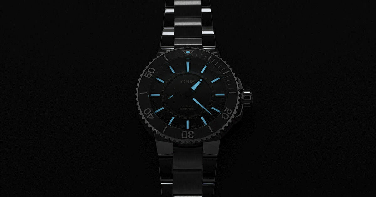 オリス ORIS ダットワットリミテッドエディションII DAT WATT LIMITED EDITION II アクイス AQUIS 限定 腕時計 メンズ 自動巻き 01 743 7734 4197-Set【60回分割手数料無料!】