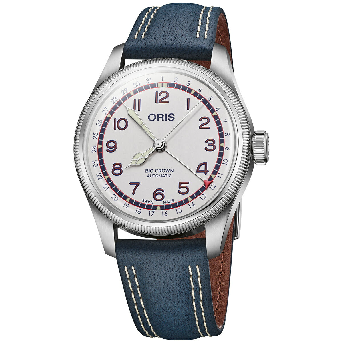 オリス ORIS ビッグクラウン ポインターデイト ハンク・アーロン リミテッドエディション 限定モデル 腕時計 メンズ 自動巻き 01 754 7785 4081-Set【60回分割手数料無料!】