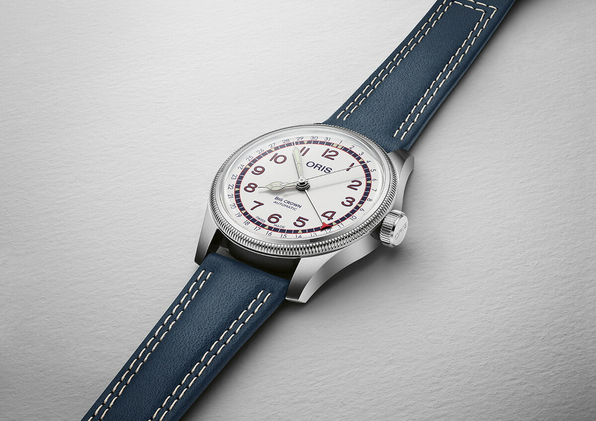 オリス ORIS ビッグクラウン ポインターデイト ハンク・アーロン リミテッドエディション 限定モデル 腕時計 メンズ 自動巻き 01 754 7785 4081-Set【60回分割手数料無料!】