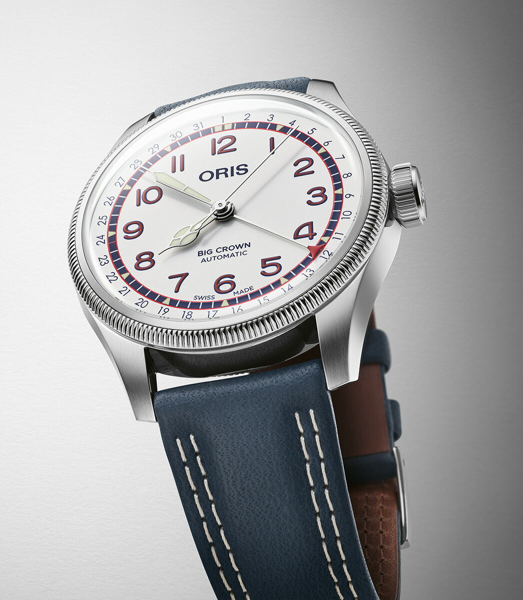 オリス ORIS ビッグクラウン ポインターデイト ハンク・アーロン リミテッドエディション 限定モデル 腕時計 メンズ 自動巻き 01 754 7785 4081-Set【60回分割手数料無料!】