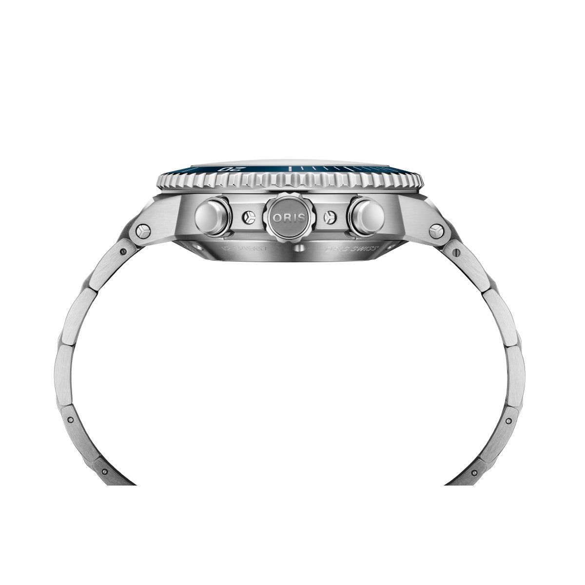 オリス ORIS アクイスデイト クロノグラフ AQUIS ダイバーズウォッチ 腕時計 メンズ レディース 自動巻き 01 771 7793 4155-07 8 23 01PEB【60回分割手数料無料!】