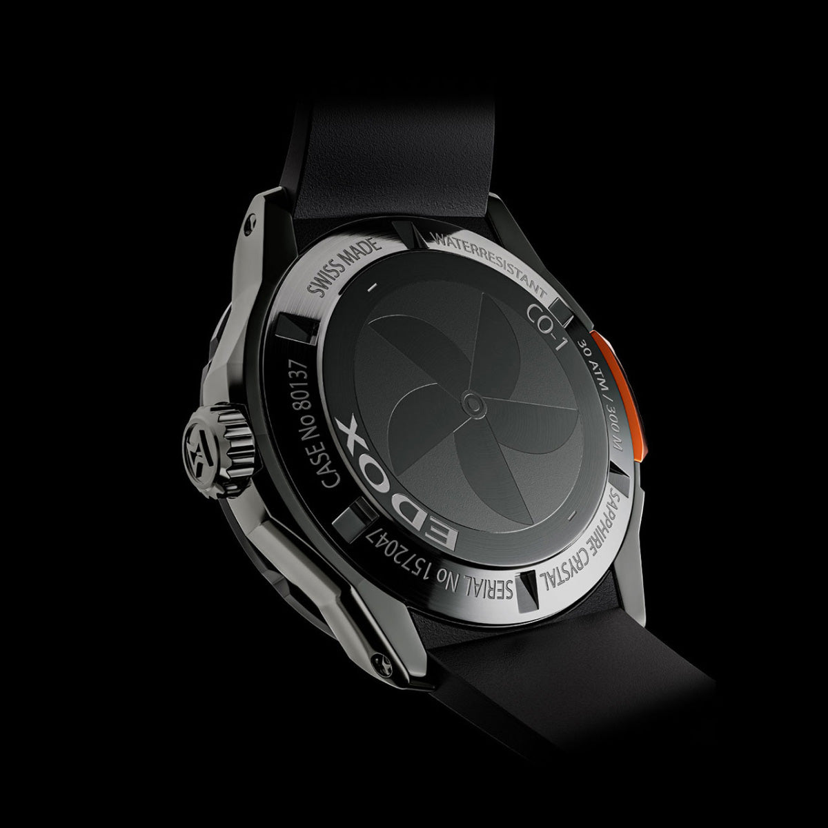 エドックス EDOX クロノオフショア1 ベゼルロック デイト オートマティック 腕時計 メンズ 自動巻き 80137-37GNO-AO CHRONOFFSHORE-1【60回分割手数料無料!】