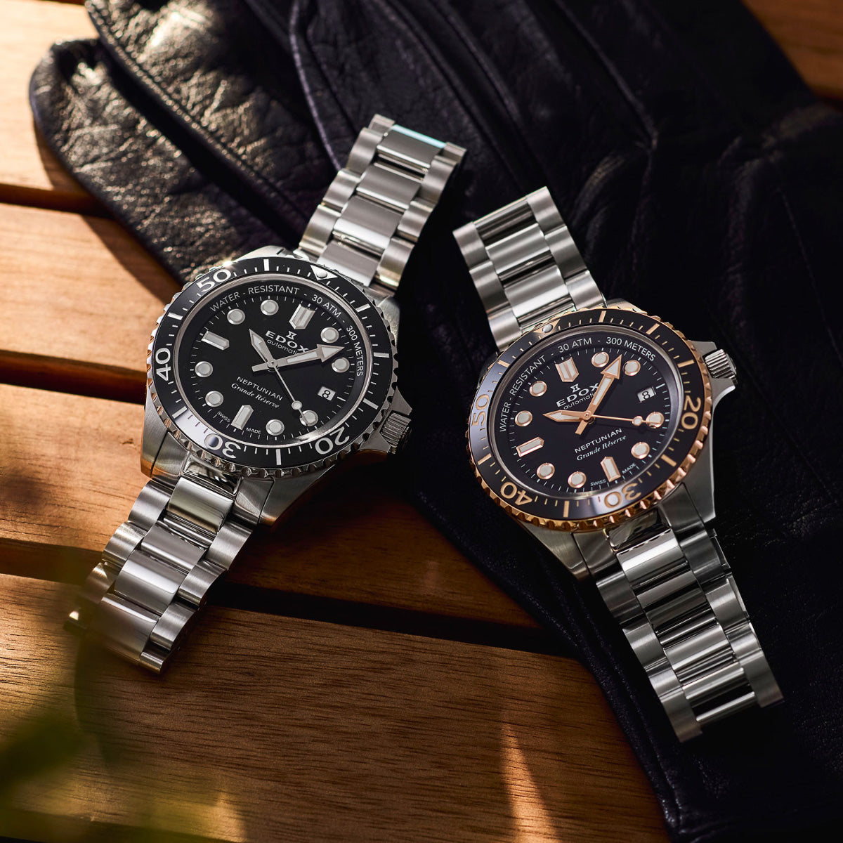 エドックス EDOX ネプチュニアン グランデ リザーブ デイト オートマティック 腕時計 メンズ 自動巻き ダイバーズウォッチ 80801-3NM-NIN NEPTUNIAN【60回分割手数料無料!】