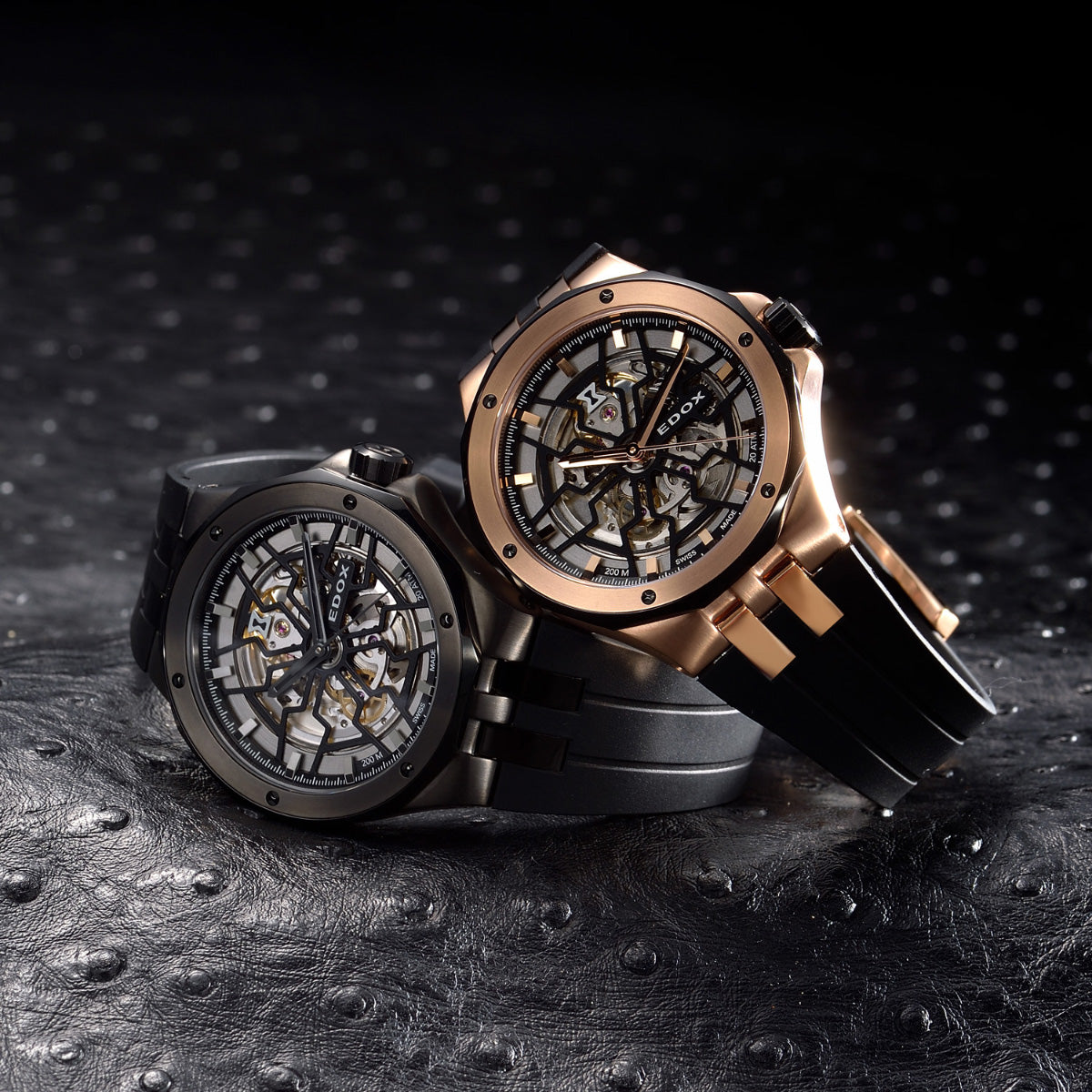 エドックス EDOX デルフィン オリジナル メカノ オートマティック 腕時計 メンズ 自動巻き 85303-357GN-NGN DELFIN【60回分割手数料無料!】