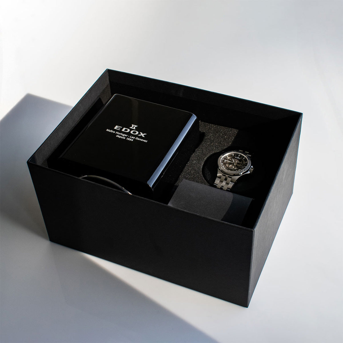 エドックス EDOX デルフィン オリジナル メカノ オートマティック ダマスカス リミテッドエディション 腕時計 メンズ 自動巻き 世界限定300本 85310-3DM-NGIN DELFIN【60回分割手数料無料!】