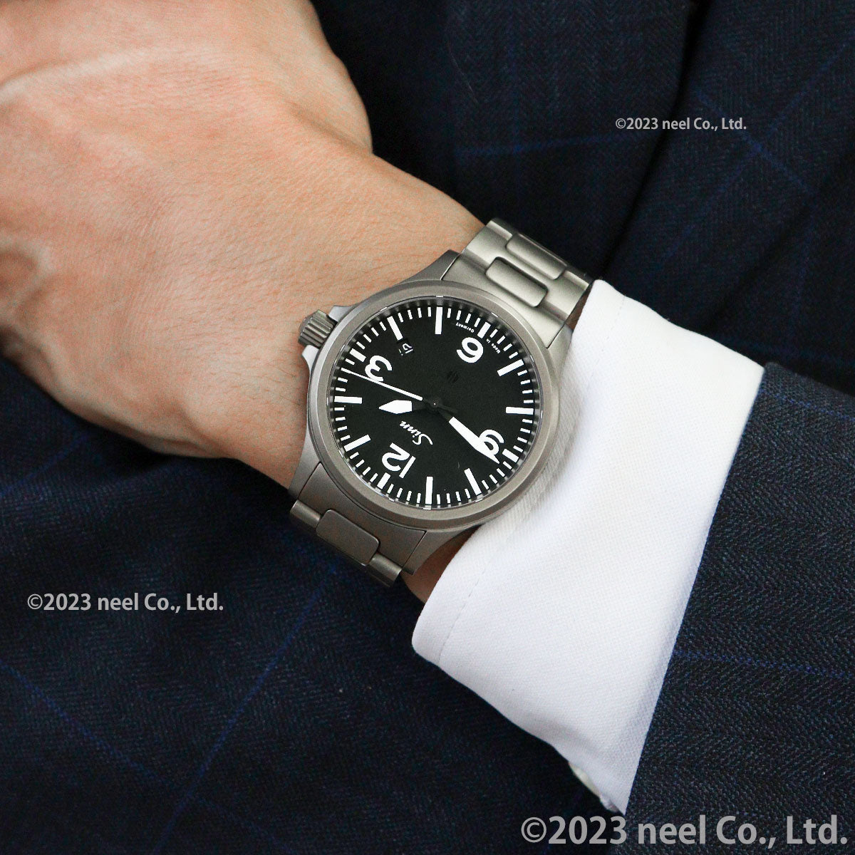 Sinn ジン 856.B 自動巻き 腕時計 メンズ Instrument Watches インストゥルメント ウォッチ ステンレスバンド ドイツ製【60回分割手数料無料!】