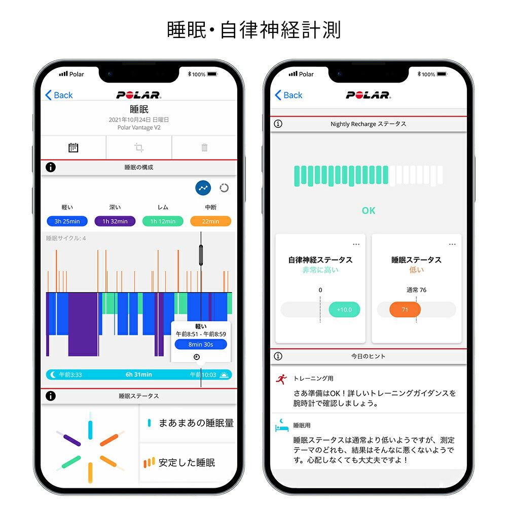 ポラール POLAR VANTAGE V3 スマートウォッチ GPS 心拍 トレーニング マルチスポーツ ランニング 腕時計 ナイトブラック S-L 日本正規品 900108890