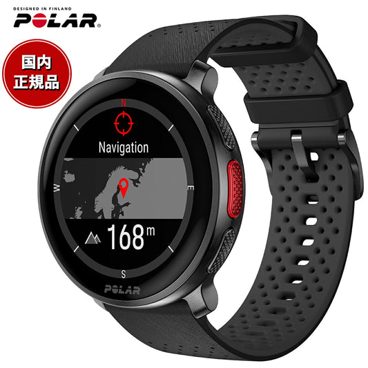 ポラール POLAR VANTAGE V3 スマートウォッチ GPS 心拍 トレーニング マルチスポーツ ランニング 腕時計 ナイトブラック S-L 日本正規品 900108890