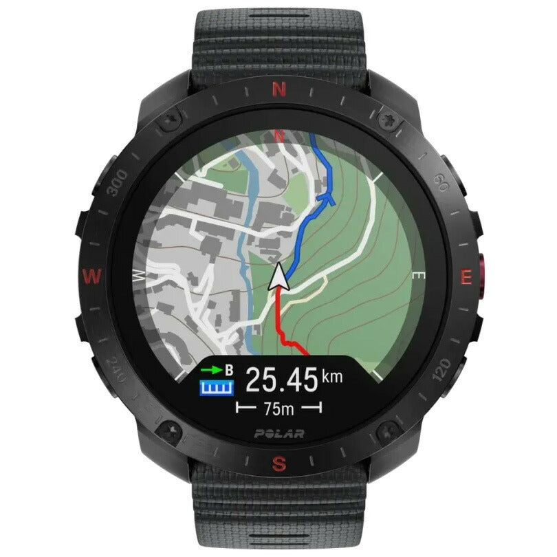 ポラール POLAR Grit X2 Pro スマートウォッチ GPS 心拍 スポーツ ヘルスケア ランニング マラソン 腕時計 グリットX2プロ ブラック S-L 日本正規品 900110283