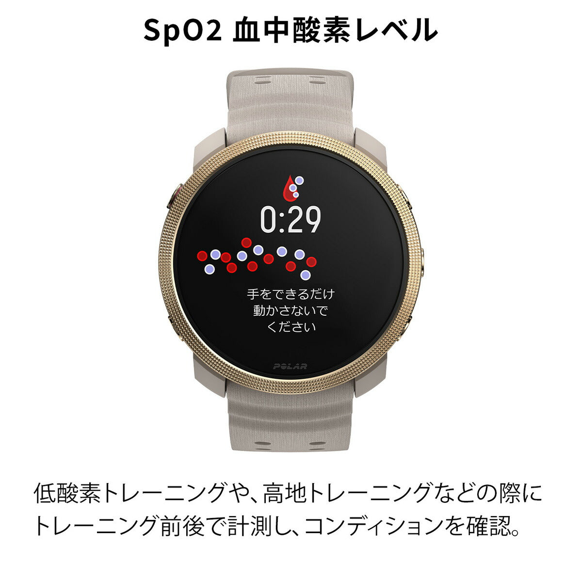 ポラール POLAR Vantage M3 ヴァンテ―ジエムスリー スマートウォッチ GPS マルチスポーツウォッチ 心拍計 ランニング 腕時計 ゴールド グレージュ S-L 900112399