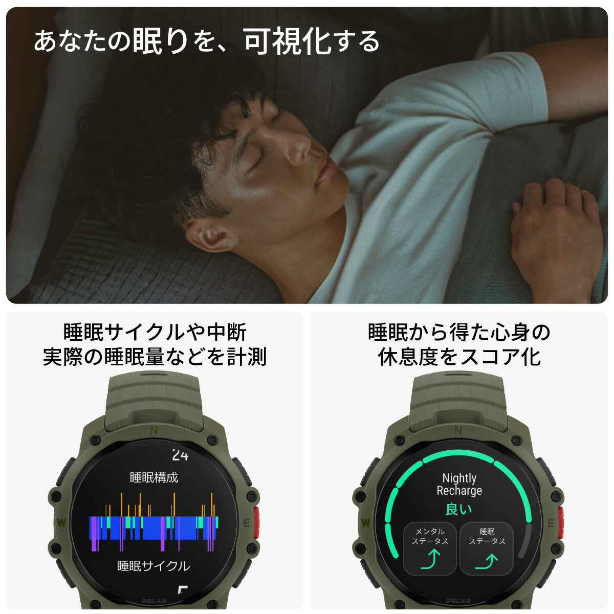 ポラール POLAR Street X フォレストグリーン S-L 腕時計 スマートウォッチ GPS スポーツ トレーニング ランニング 900116714【2026 新作】