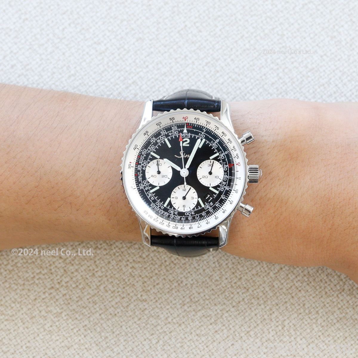 Sinn ジン 903.St.II 腕時計 Instrument Chronographs インストゥルメント クロノグラフ 型押しカウレザーストラップ ドイツ製【60回分割手数料無料!】