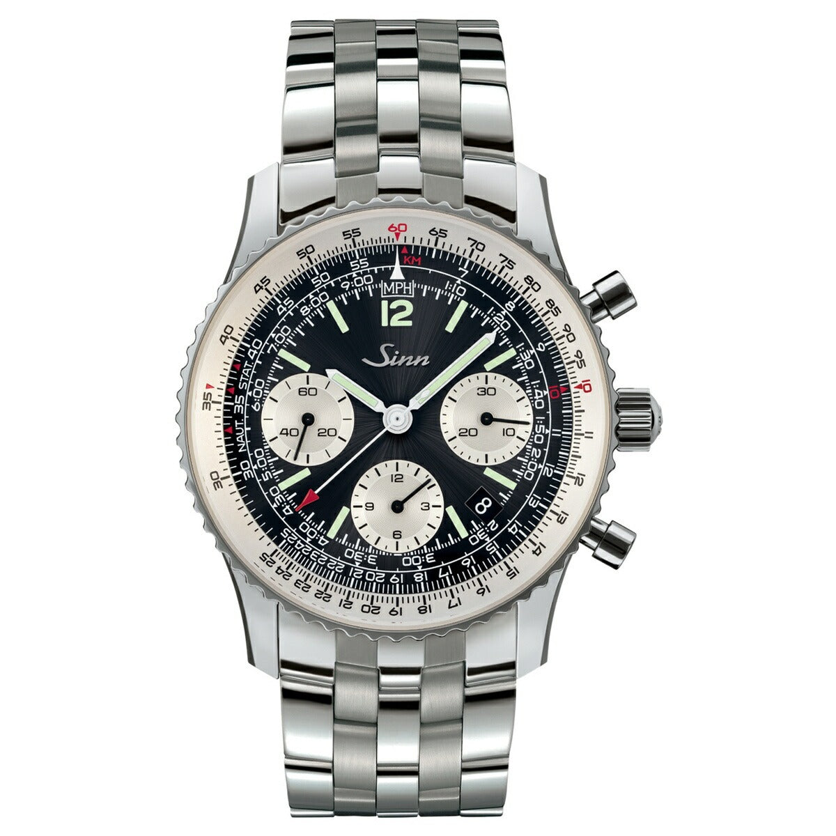 Sinn ジン 903.St.II 腕時計 Instrument Chronographs インストゥルメント クロノグラフ ステンレスバンド ドイツ製【60回分割手数料無料!】