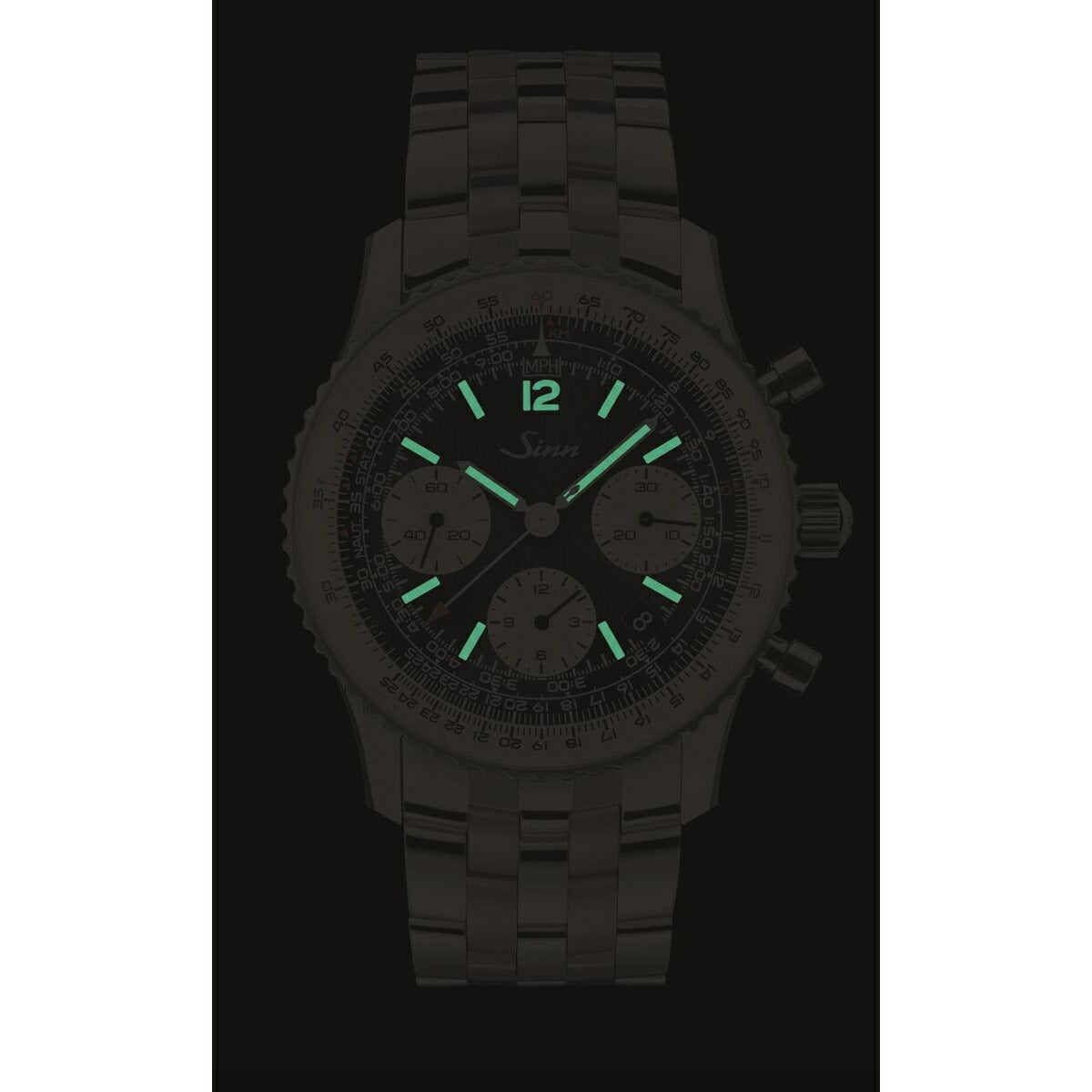 Sinn ジン 903.St.II 腕時計 Instrument Chronographs インストゥルメント クロノグラフ ステンレスバンド ドイツ製【60回分割手数料無料!】