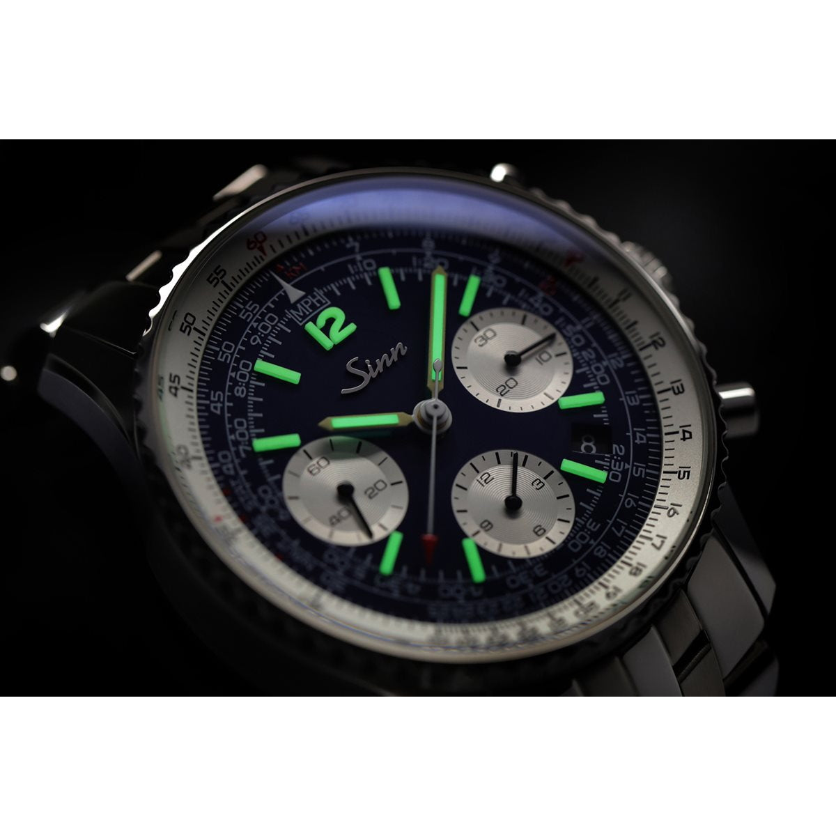 Sinn ジン 903.St.B.E.II 腕時計 Instrument Chronographs インストゥルメント クロノグラフ ステンレスバンド ドイツ製【60回分割手数料無料!】