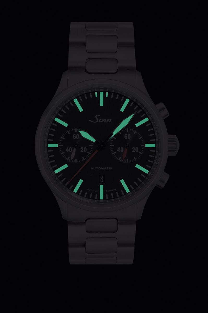 Sinn ジン 936 自動巻き 腕時計 メンズ Instrument Chronographs インストゥルメント クロノグラフ カウレザーストラップ ドイツ製【60回分割手数料無料!】