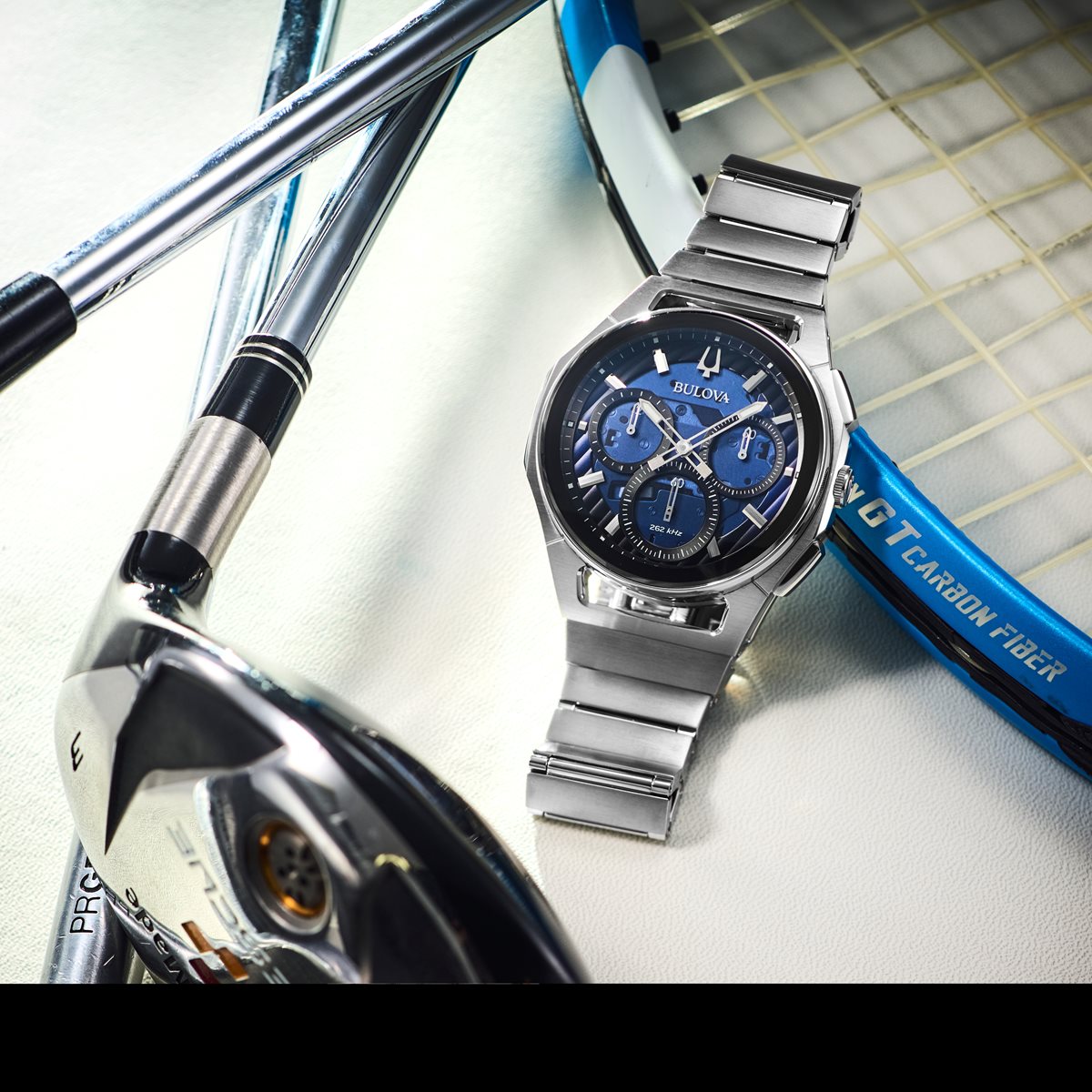 ブローバ BULOVA 腕時計 メンズ カーブ プログレッシブスポーツ CURV Progressive Sports クロノグラフ 96A205【60回分割手数料無料!】