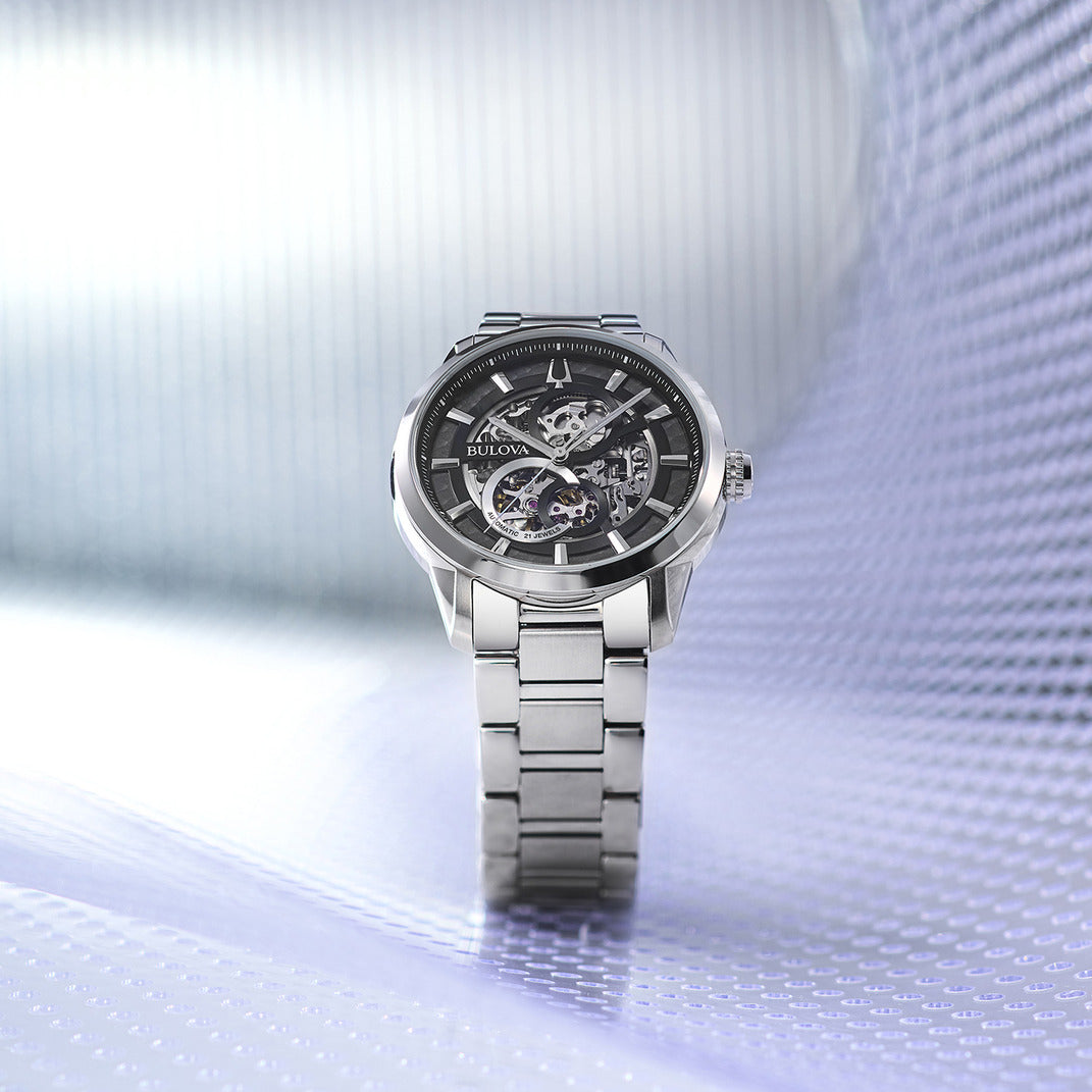 ブローバ BULOVA 腕時計 メンズ 自動巻き メカニカル クラシック CLASSIC 96A208【60回分割手数料無料!】